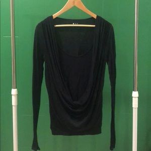 Navy long sleeve shirt